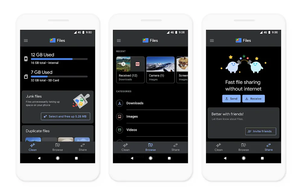 Featured image for Google's 'Files' App Is Getting A Dark Theme