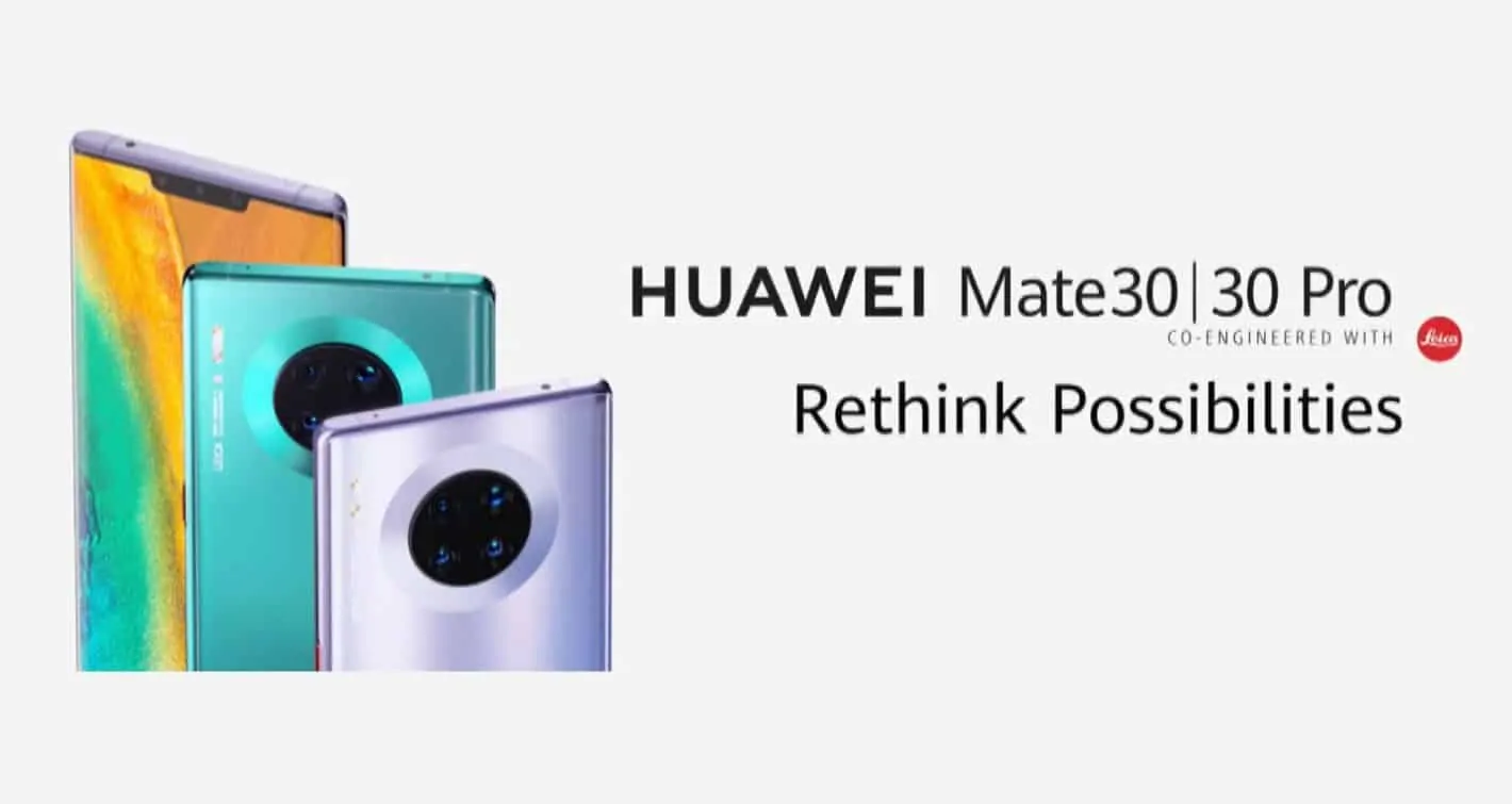 Featured image for Huawei Mate 30 Event: Mate 30 Pro, Watch GT 2, Vision TV Announced