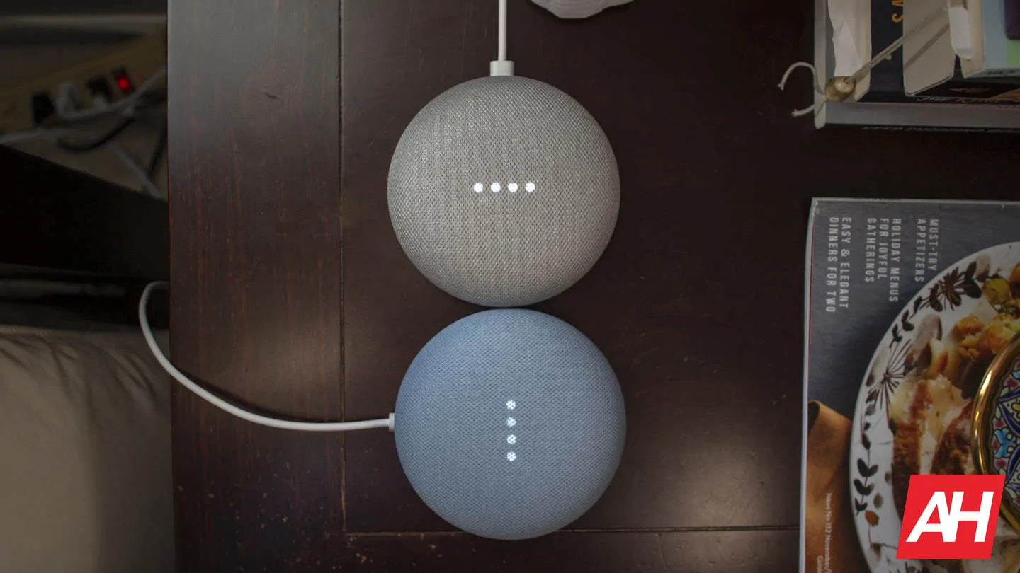 First generation Google Home Mini versus second generation Nest Mini