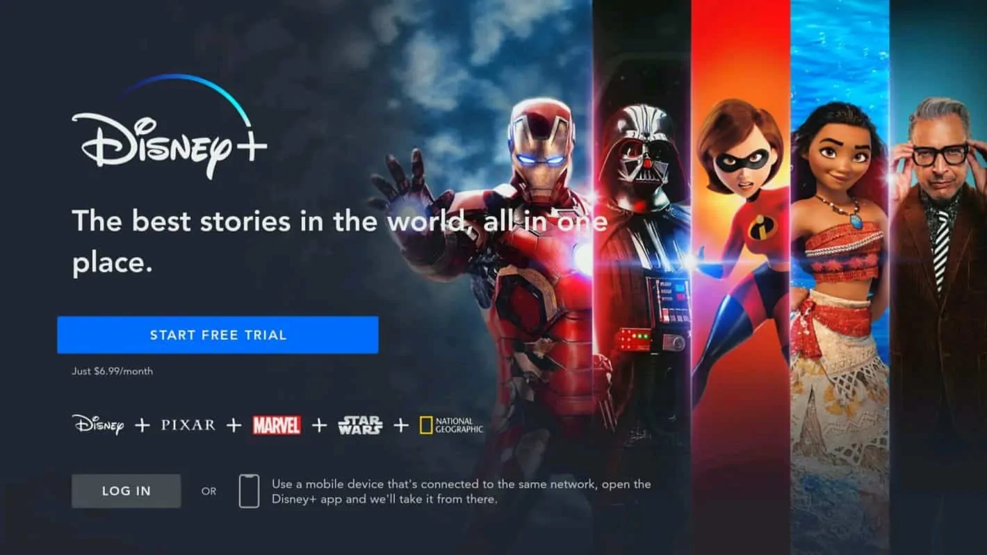 Featured image for Disney+ App Now Available To Download With Full Android TV Support