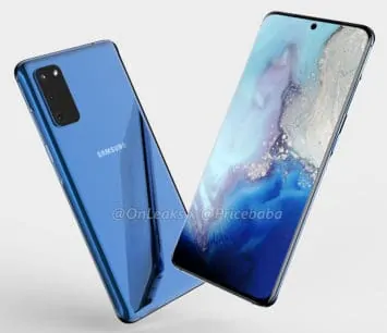 Samsung Galaxy S11e render OnLeaks 2