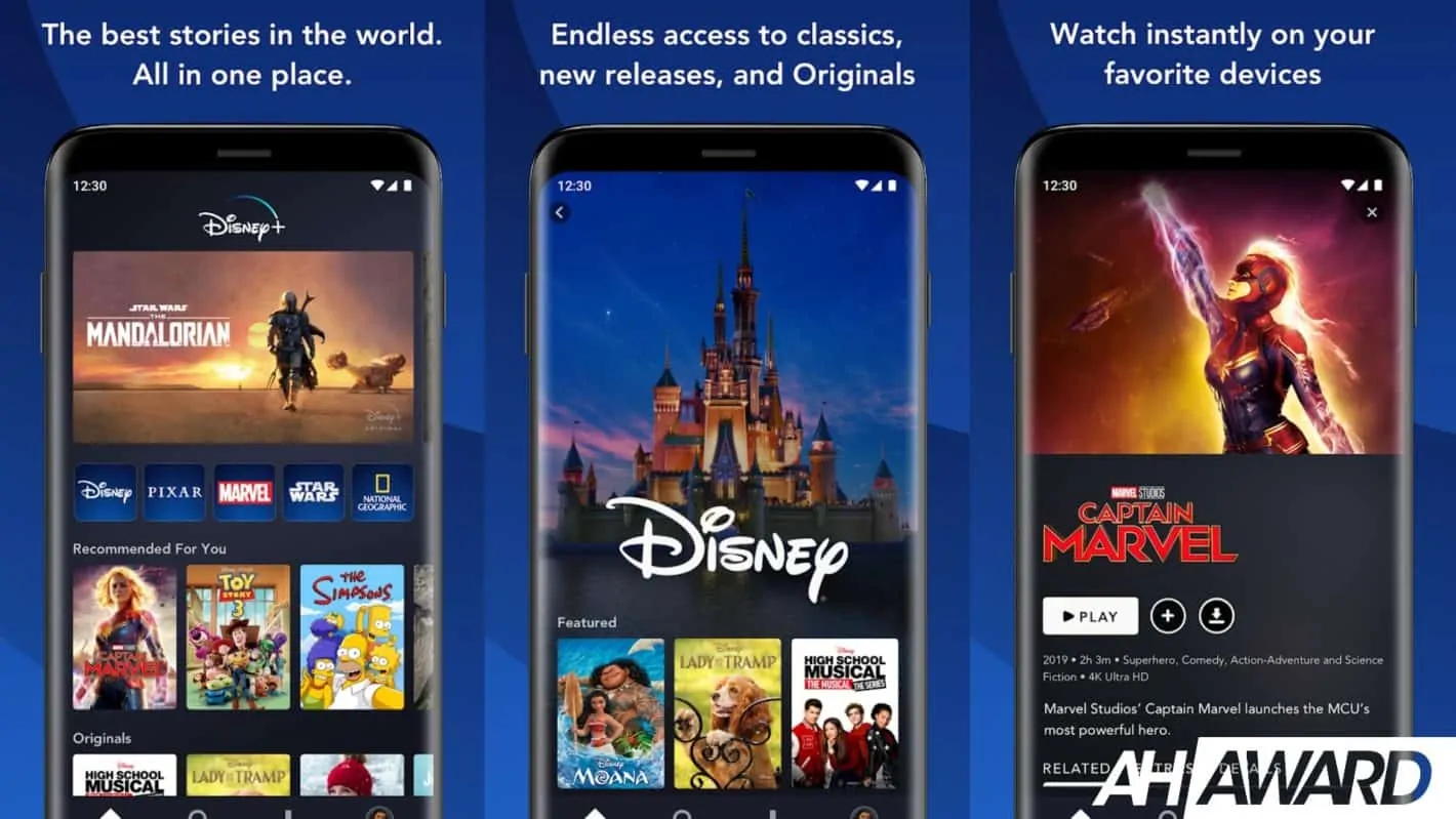 Featured image for AH Reader's Choice Awards: Best Android App Of 2019 – Disney+