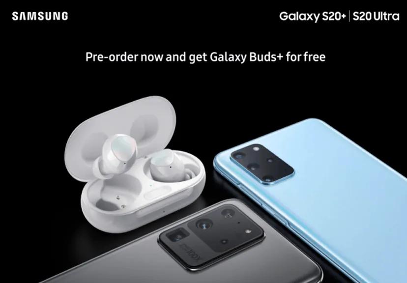 Featured image for Galaxy Buds+ Will Ship With Galaxy S20 & S20 Ultra Pre-Orders