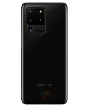 Samsung Galaxy S20 Ultra Cosmic Black marketing image leak 3