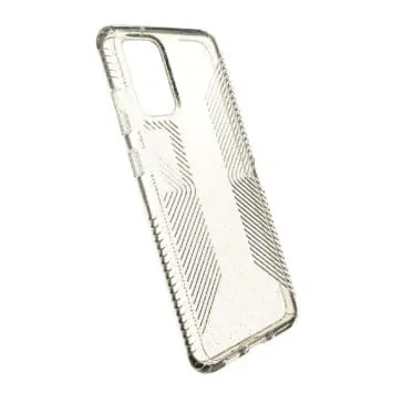 Speck Presidio Perfect Clear Glitter Grips Galaxy S20 case 1