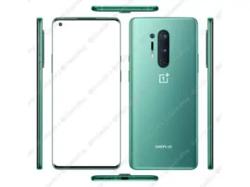 OnePlus 8 Pro Green render leak 1