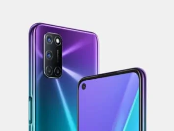 OPPO A92 Aurora Purple leak 2