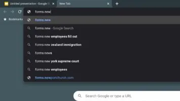 How to new g suite docs slides sheets forms url 09