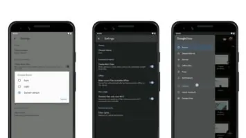 G Suite Docs Sheets Slides Dark Mode Android 01