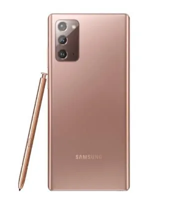 Galaxy Note20 Mystic Bronze Back with S Pen