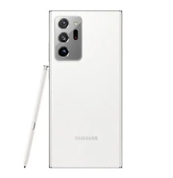 Galaxy Note20 Ultra Mystic White Back with S Pen