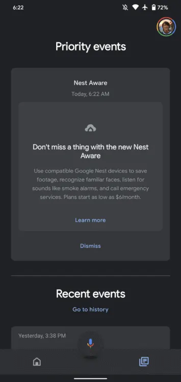 Google Home dark mode 2