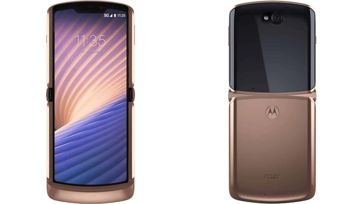 Featured image for Motorola Razr 5G Heading To T-Mobile In Blush Gold Color