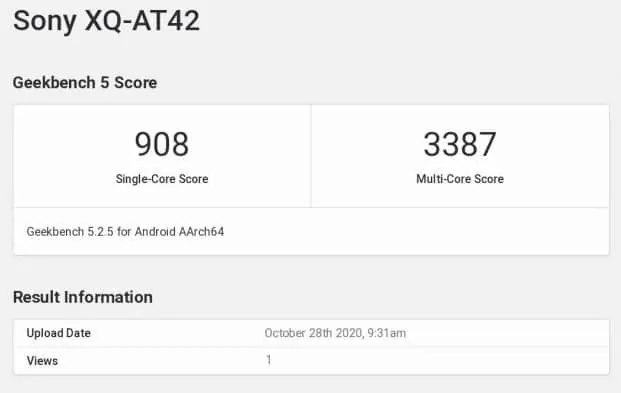 Sony Xperia 1 II 12GB RAM Benchmark