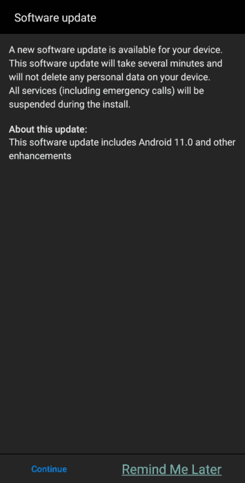 att galaxy s20 android 11 update