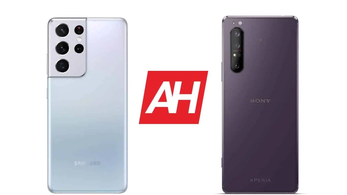 Featured image for Phone Comparisons: Samsung Galaxy S21 Ultra vs Sony Xperia 1 II