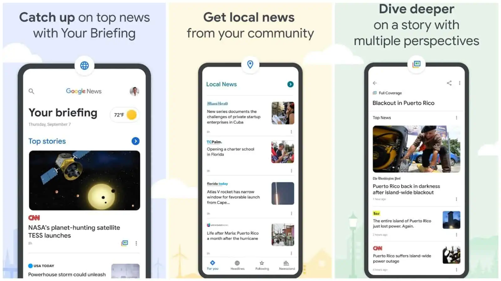 Google News app grid image 2022