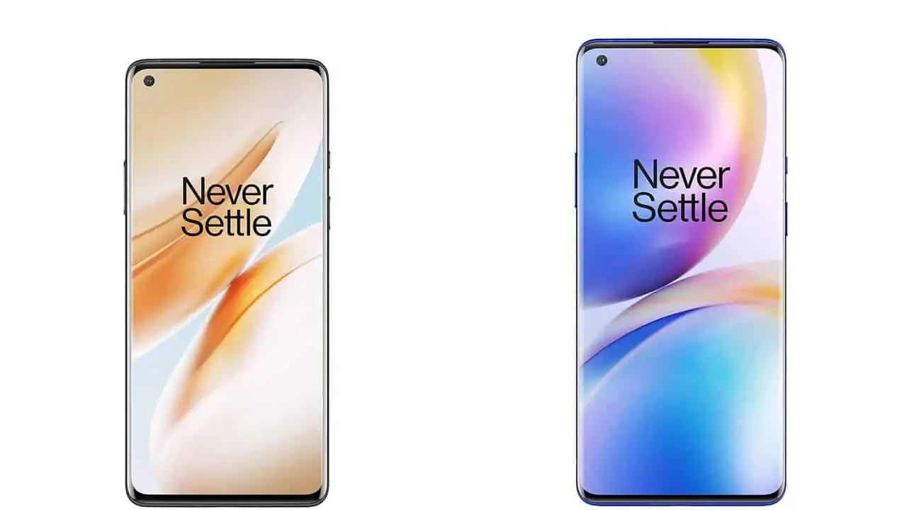 OnePlus 8 and 8 Pro render