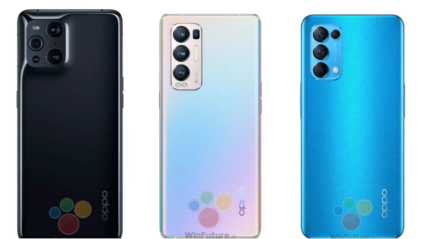 Featured image for OPPO Find X3 Pro, Lite & Neo Specs Detailed; More Images Leak