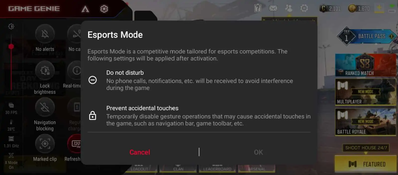 ROG Phone 5 Esports Mode