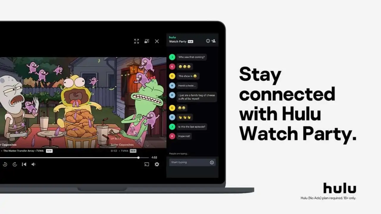 Featured image for How To Watch Movies & TV Shows With Others, Using Hulu's Watch Party Feature
