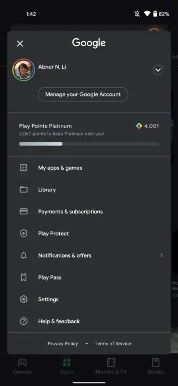 Google Play Store redesign 2