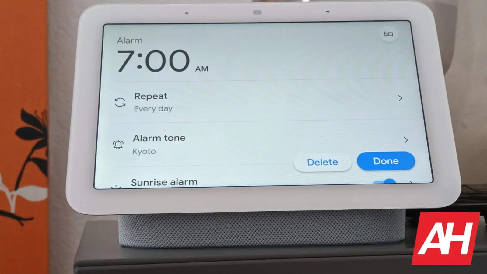 Nest Hub 2nd Gen Sunrise Alarm 5