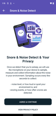 Fitbit Snore Detection 1