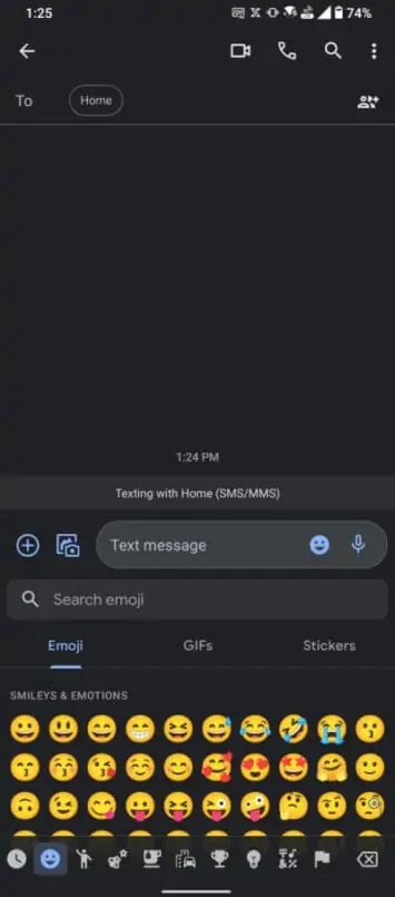 Google Messages New Emoji Picker 3