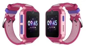 02 1 TCL MOVETIME Family Watch 2 MT 42 without thermometer sensor Red Pink Close Front Left from MWC 2021