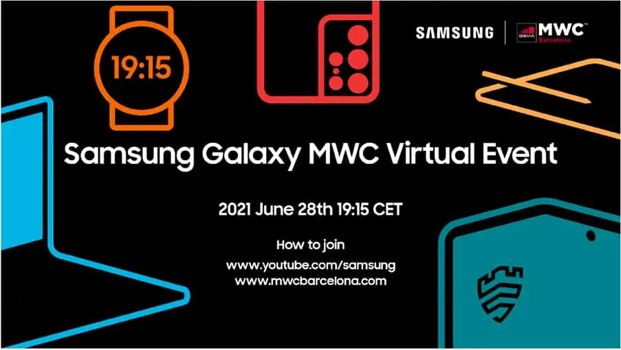 Samsung MWC 2021 Event Invite