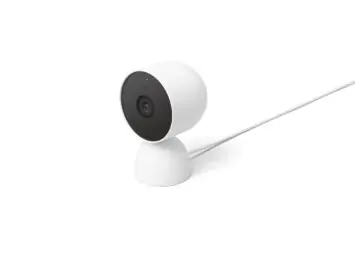 Nest Cam battery with stand separate accessory white background