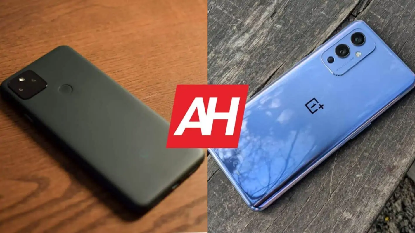 Featured image for Phone Comparisons: Google Pixel 5a 5G vs OnePlus 9