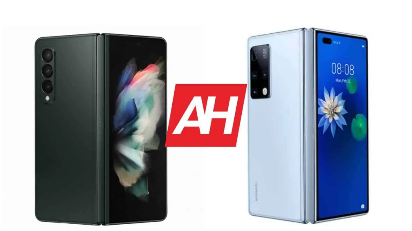 Featured image for Phone Comparisons: Samsung Galaxy Z Fold 3 vs Huawei Mate X2