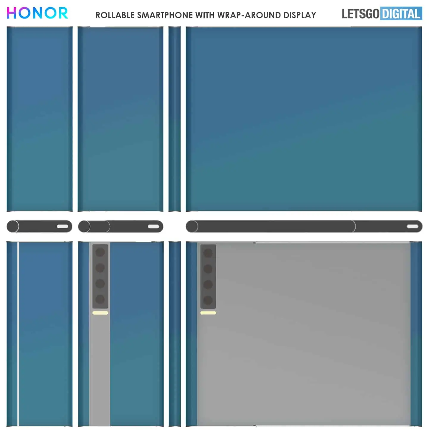 HONOR rollable smartphone patent 1