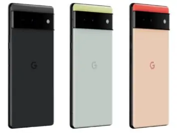 Google Pixel 6 colors images no caption edit