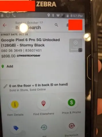 Pixel 6 series pricing leak Target inventory 3