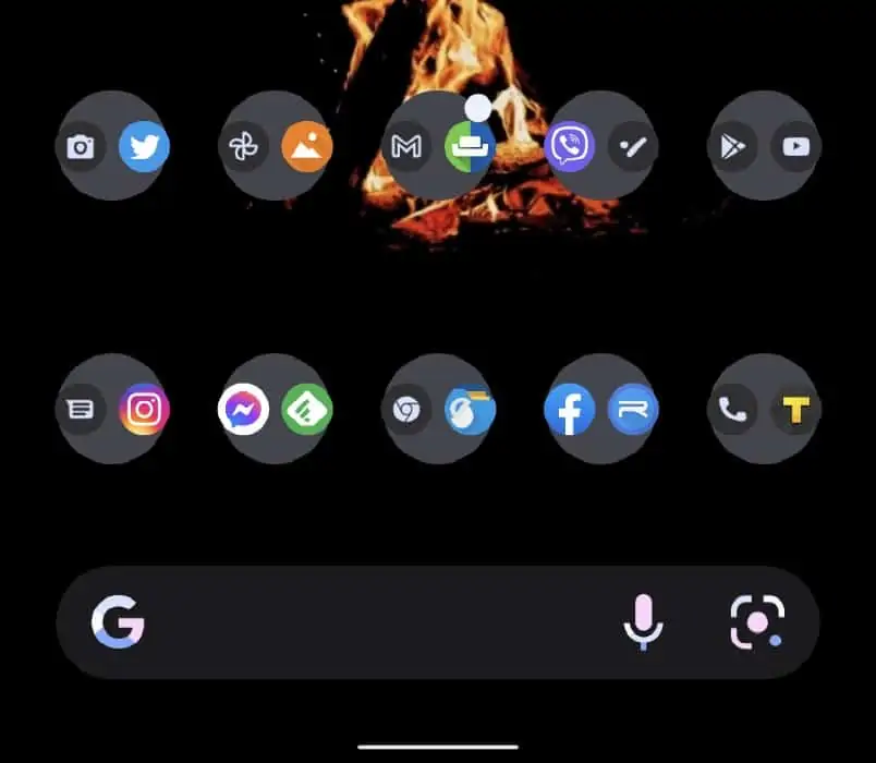 Android 12 themed icons beta