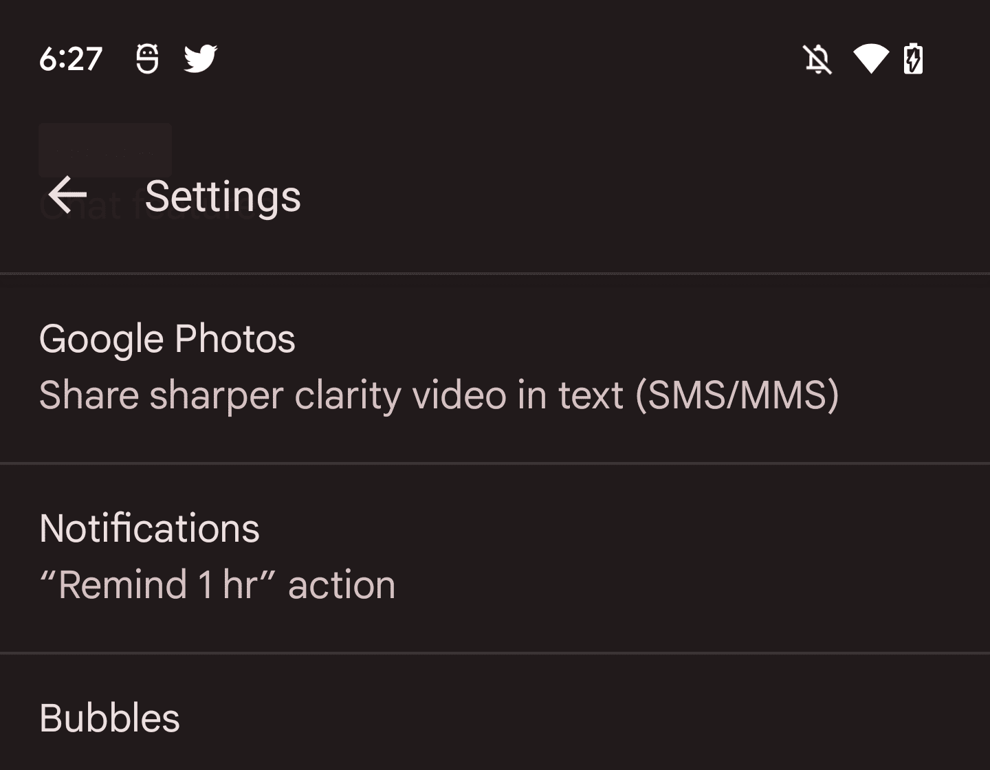 Google Messages Photos video