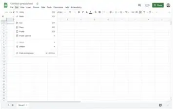 Google Sheets update 3