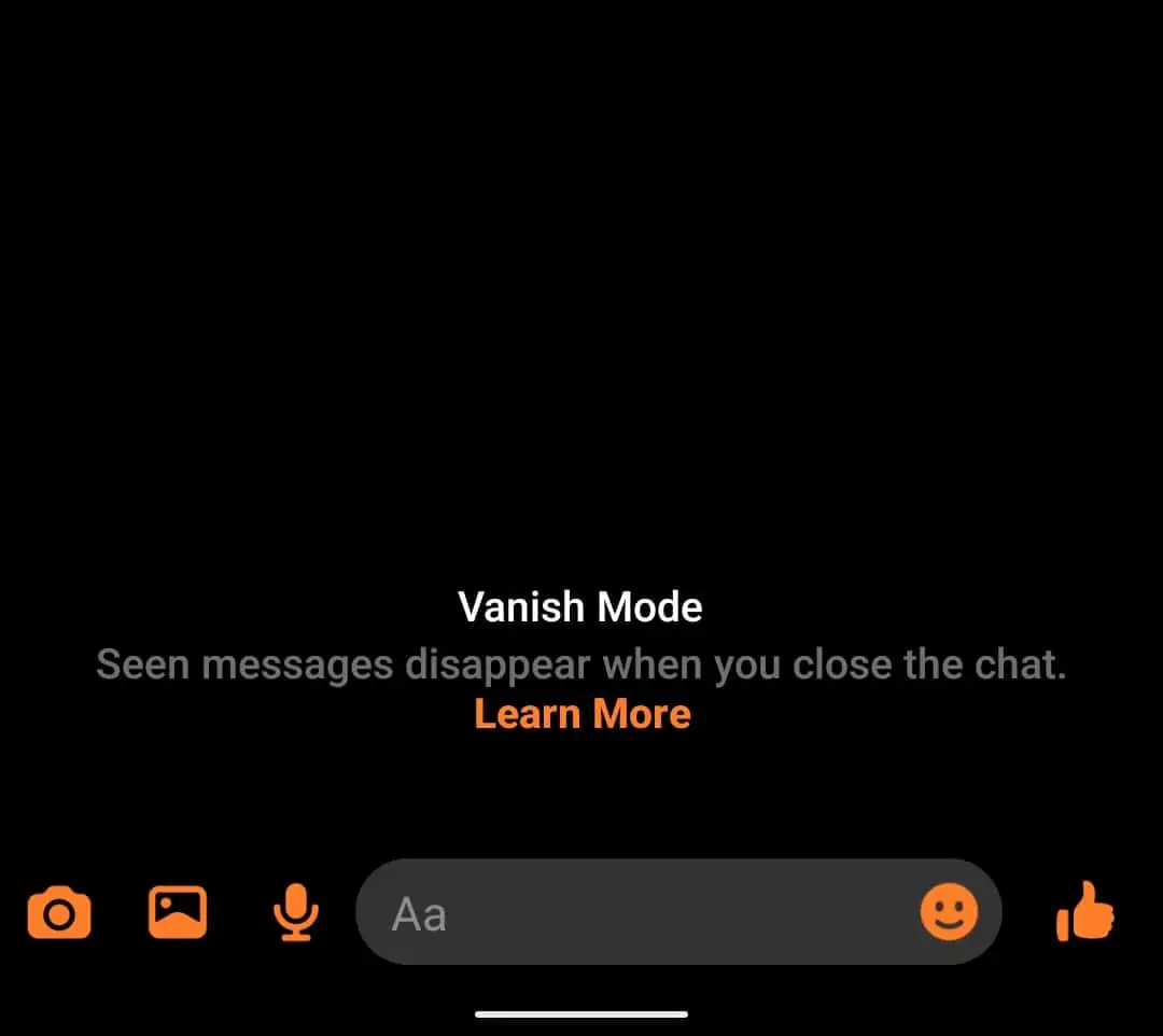 How to Facebook Messenger vanish mode 3