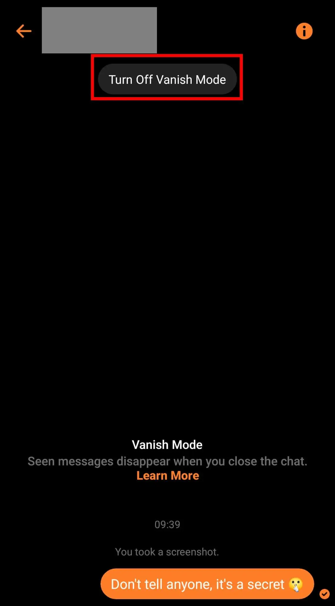 How to Facebook Messenger vanish mode 5