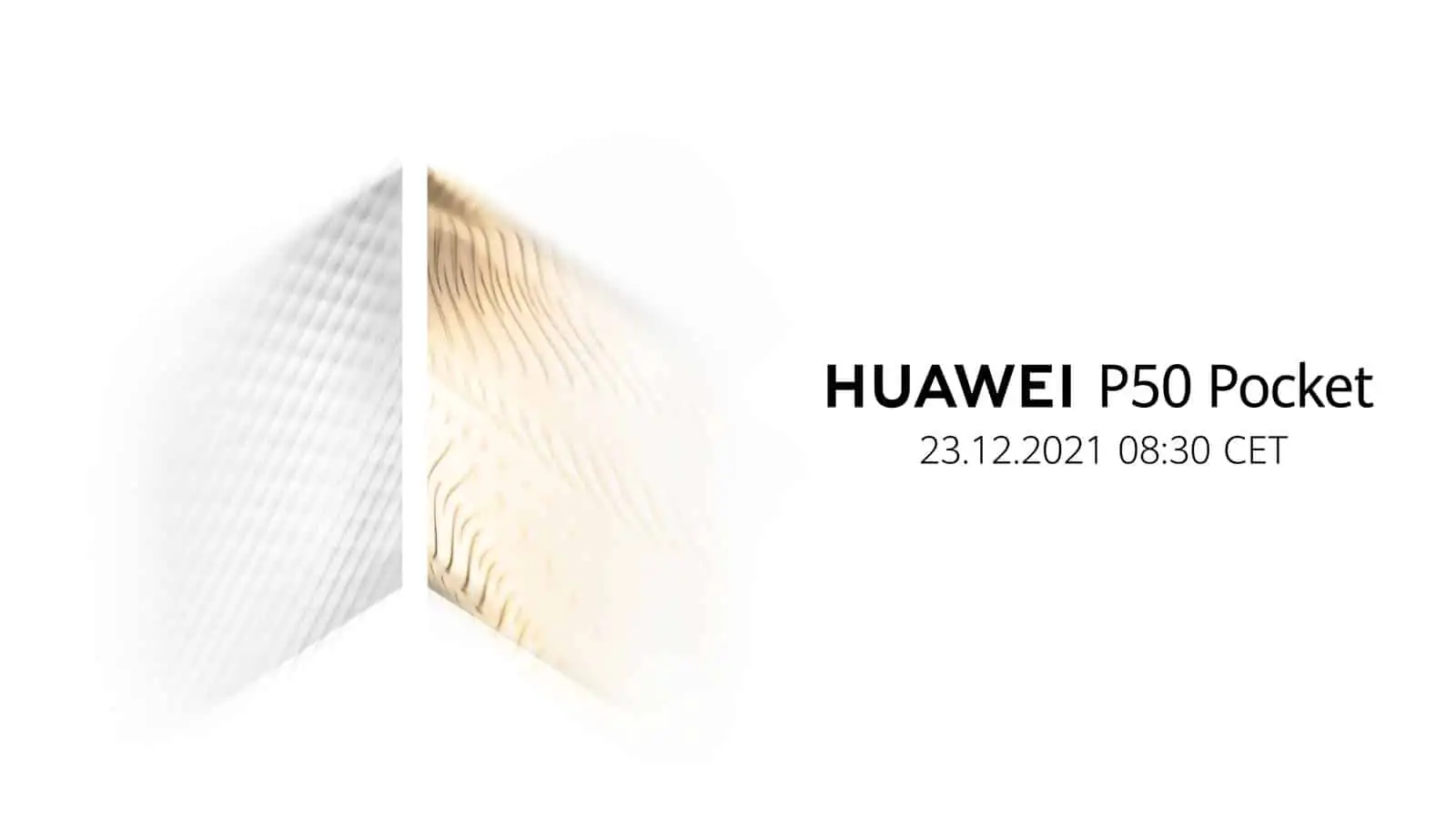 Huawei P50 Pocket launch announcement