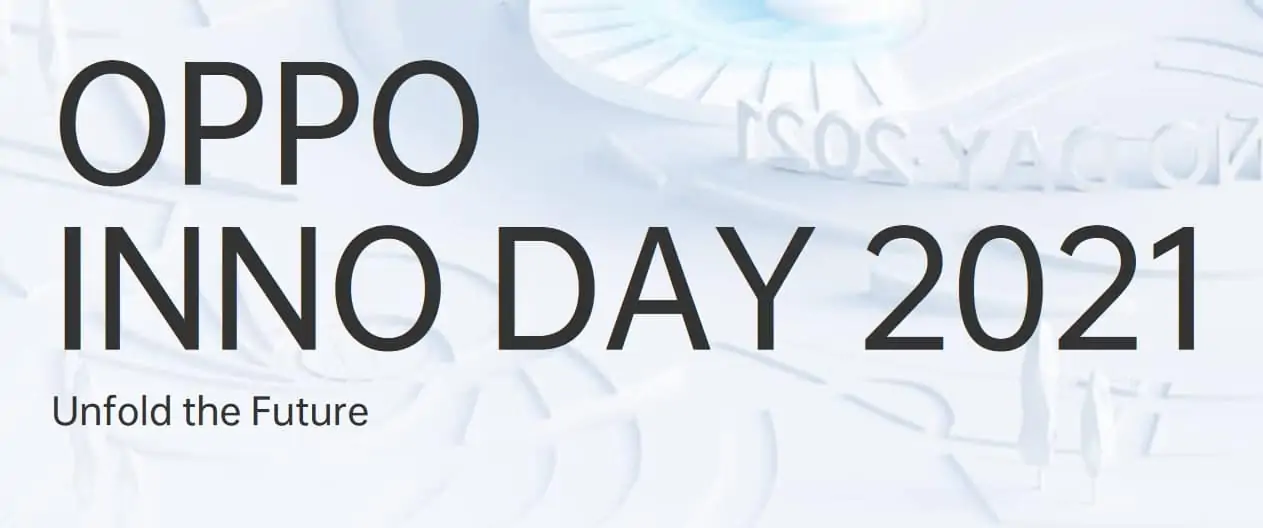 OPPO INNO Day 2021 initial tagline