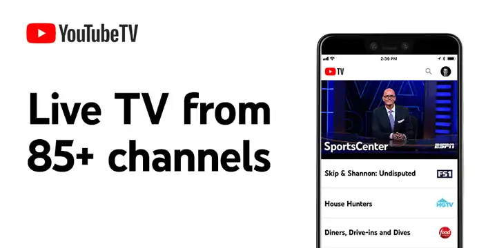 Featured image for You Can Now Sort Channels On YouTube TV By 