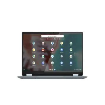 01 91 Ideapad Flex 5i Chromebook 14 Stone Blue Front Facing