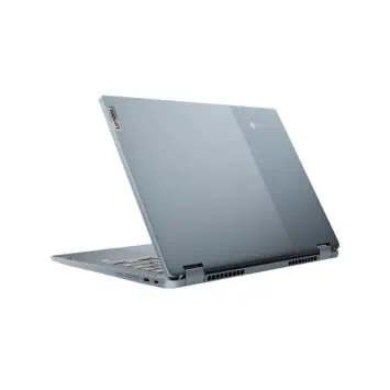 01 99 14 Ideapad Flex 5i Chromebook 14 Stone Blue Rear Facing Left