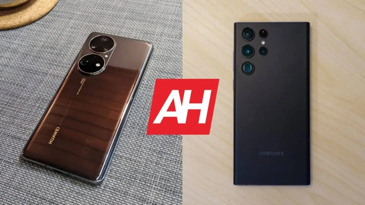 Featured image for Phone Comparisons: Huawei P50 Pro vs Samsung Galaxy S22 Ultra