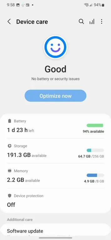 Screenshot 20220218 095856 Device care