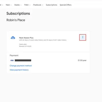 02 3 how to unsubscribe cancel Nest Aware subscription DG AH 2022